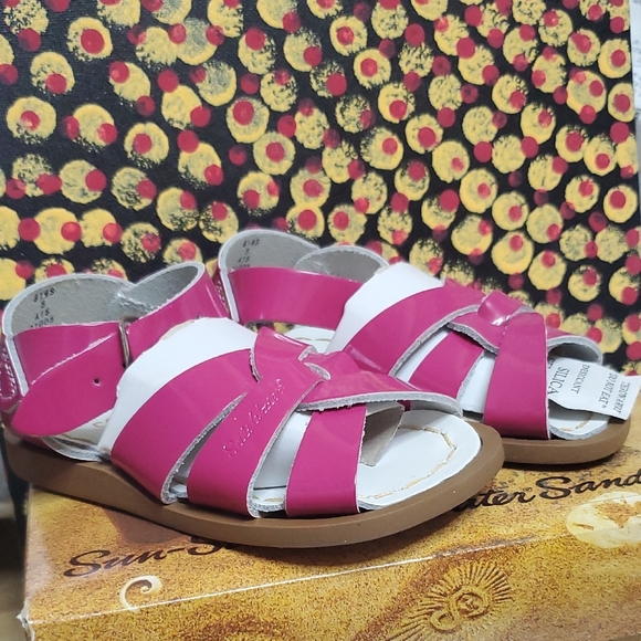 Salt Water Sandals by Hoy Pink Fushia Sandals - Picture 1 of 8